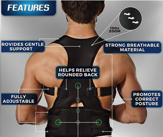 Adjustable Posture Corrector Unisex Belt – Relieve Slouching & Back Pain