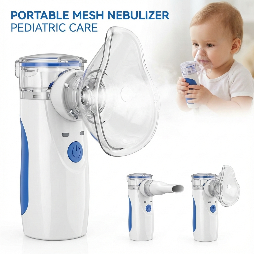 Portable Ultrasonic Rechargeable Mesh Nebulizer Machine