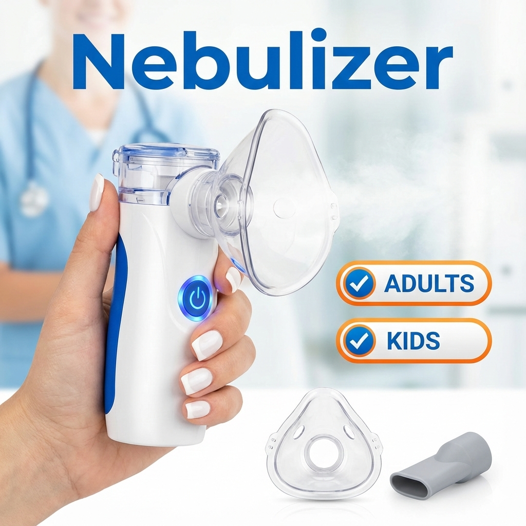 Portable Ultrasonic Rechargeable Mesh Nebulizer Machine